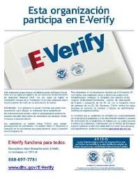 E-verify poster Spanish