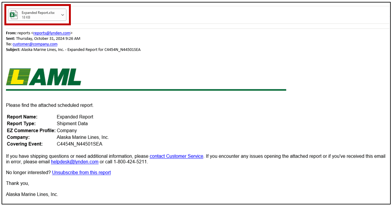 Scheduling Event-based report 4