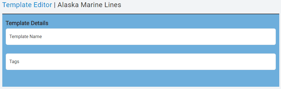 create a shipment templates 2