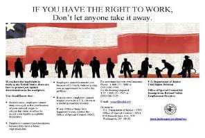 Right to work - English